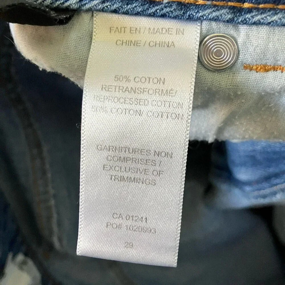 Simons Twik Old School Fit Tapered Leg Cotton Mom Jeans Womens 29 - Picture 9 of 11